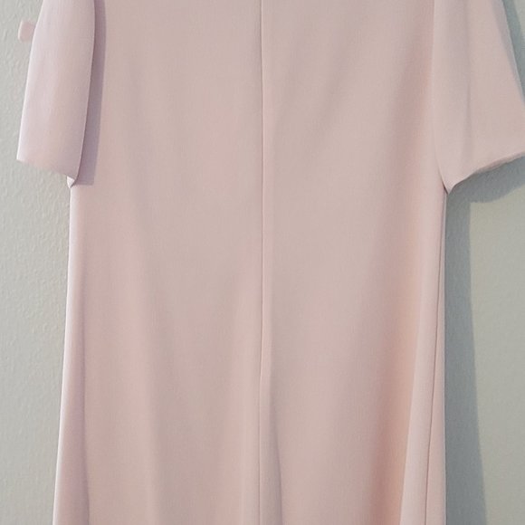 WOMENS VINCE CAMUTO LIGHT PINK BOW SHORT SLEEVE DRESS - Picture 7 of 7